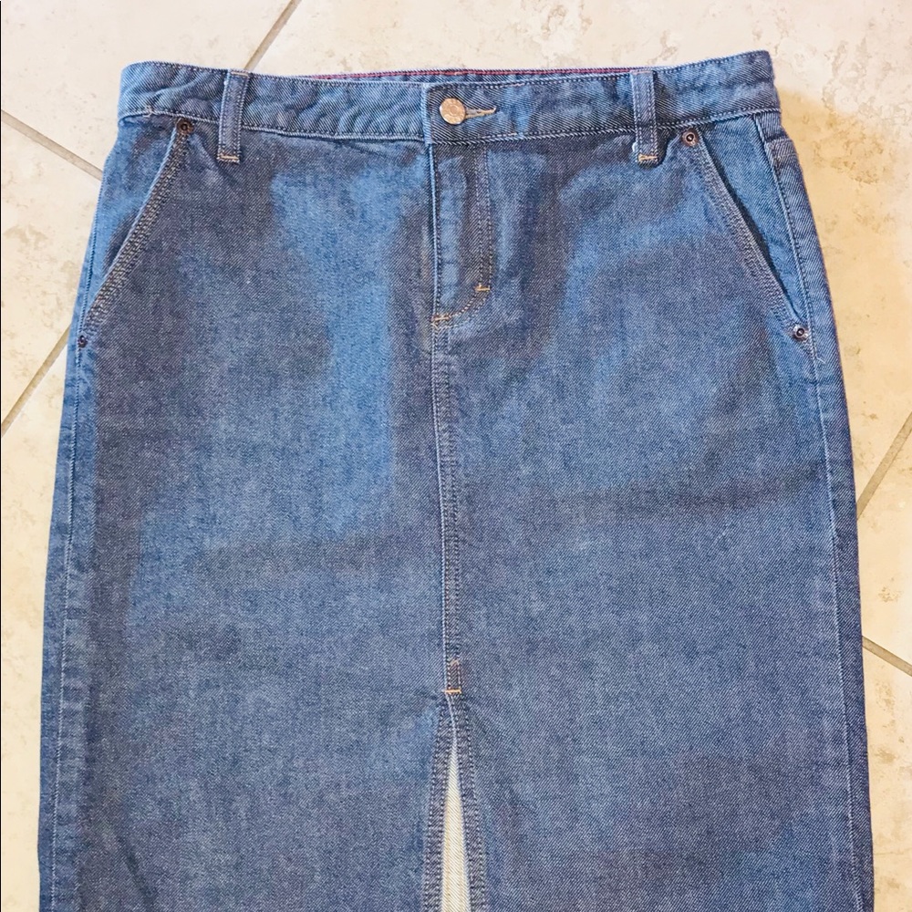 J Crew denim skirt